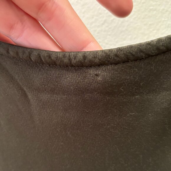 NWOT Anthropologie Elyse Cowl Neck Slip Dress in Moss Green, Size XS - Picture 8 of 8